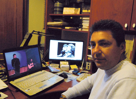 Marcos Escánez es una persona muy vinculada al flamenco.