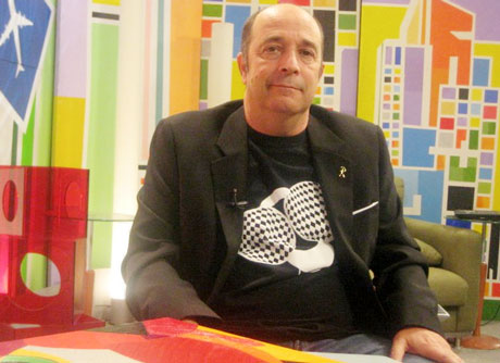 Rubén Ramos durante una entrevista en Interalmería TV.