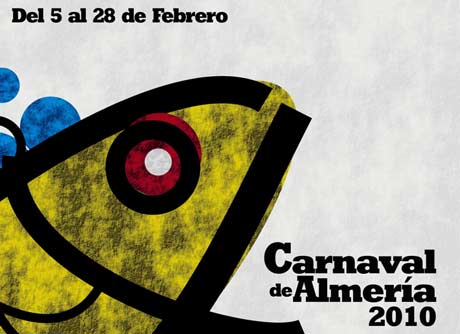 Cartel oficial del Carnaval 2010 de Almería.
