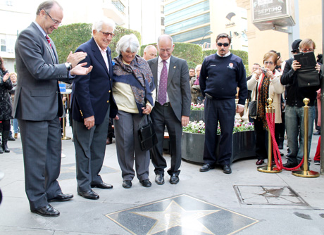 Denis O'Dell ha destapado su estrella en el Paseo de la Fama. Foto: Daniel J. Ruiz.