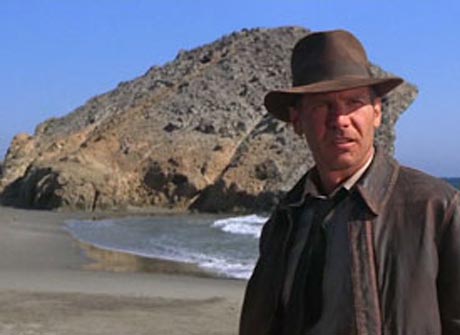 Escena de la película Indiana Jones en Almería