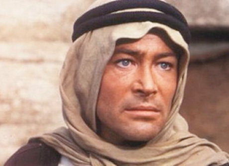 Peter O'toole se dio a conocer ante el gran público con 'Lawrence de Arabia'.