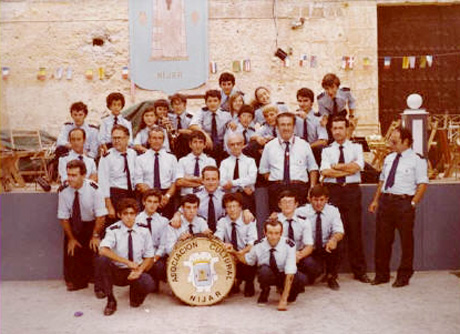 Una de las primeras imágenes de la Banda de Níjar.