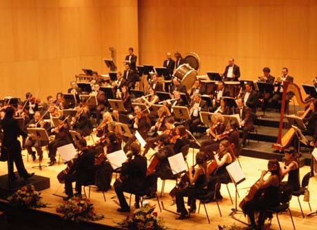 La Orquesta Filarmonía en uno de sus conciertos.