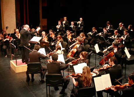 Orquesta Ciudad de Almería en uno de sus conciertos