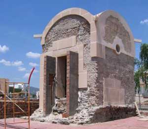 Mausoleo de Abla, aún en obras