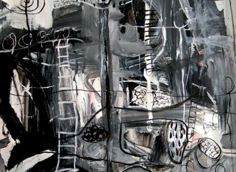 Fragmento de una de las obras de la serie Black & White de Jerónimo Muñoz.