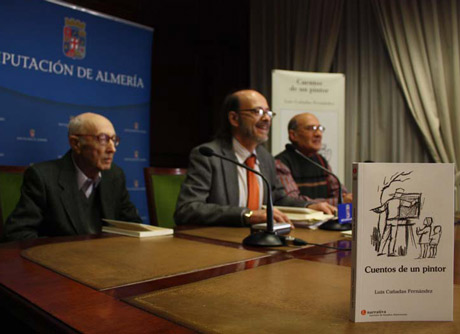 Luis Cañadas ha presentado su libro de relatos en Diputación.