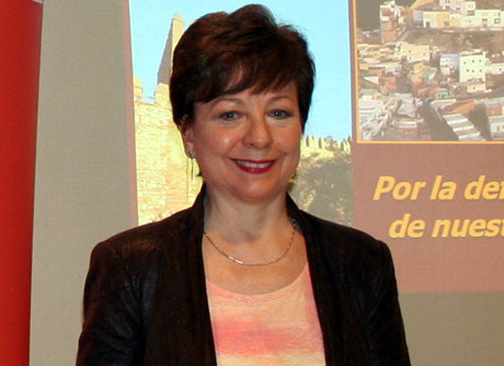 María Teresa Pérez, presidenta de Amigos de la Alcazaba.