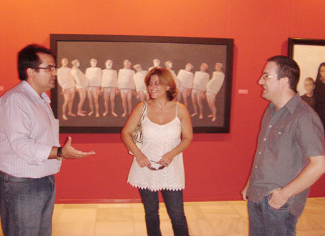 El alcalde y la edil de Cultura conocieron la colección de Andrés García Ibáñez.