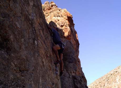 Escalada en Salto de Gallo