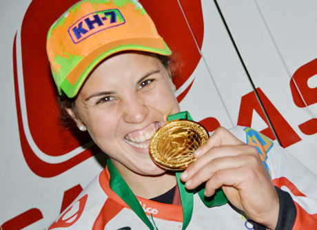 Laia Sanz es varias veces campeona del mundo de trial y enduro, y también cuenta con tres 'dakares'.