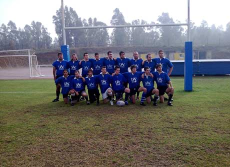 Jugadores de la selección de Rugby de la UAL.