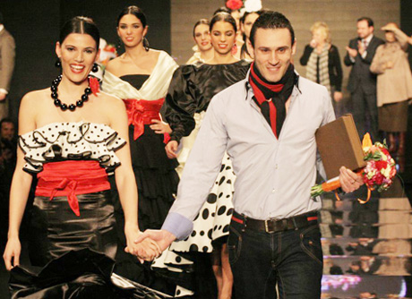 El almeriense Antonio Egea triunfó en 2009 con su colección flamenca.