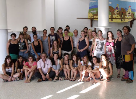 El grupo que participó en el campo de trabajo de Bayárcal el año pasado.
