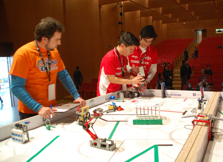La First Lego League se celebró en las III Jornadas de Robótica.