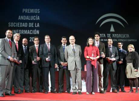 Los premiados en la edición de 2008 de los Premios ASI