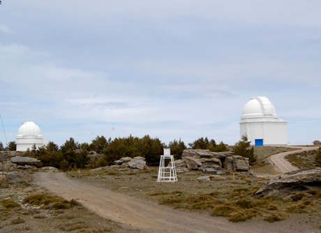 Los participantes en la cita observarán el cielo con uno de los telescopios de Calar Alto.
