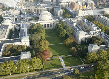 Imagen aérea del campus del MIT.