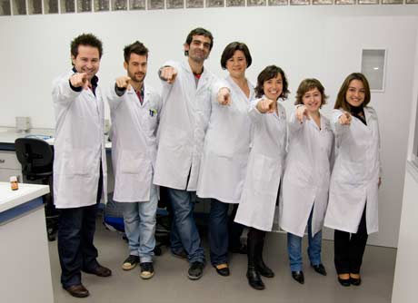 Grupo de investigación de la empresa almeriense Savia Biotech.