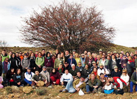 Participantes en las IX Jornadas Micológicas celebradas en Padules.