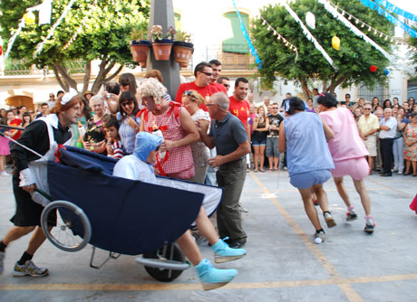 Diversión por todo lo alto en las fiestas de Níjar.