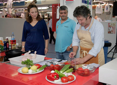 Jesús Herrera ha inaugurado el ciclo cocina con famosos