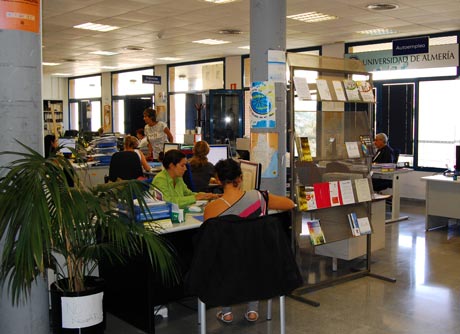 Instalaciones del Servicio Universitario de Empleo de la UAL.