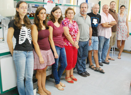 Amadeo Rodríguez y su grupo de colaboradores.