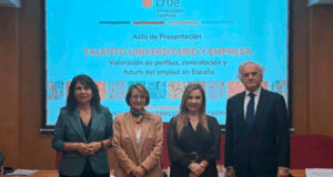 La CRUE publica «Talento universitario y empresa: valoración de perfiles, contratación y futuro del empleo en España»
