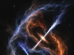 Reconstruyen por primera vez la órbita tridimensional de dos gigantes estelares en formación tras ocho años de observación astronómica