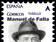 Un sello personalizado de Correos conmemora el 150 aniversario del nacimiento de Manuel de Falla