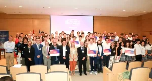 Un tendedero inteligente, un generador hidroeléctrico, y un proyecto de ecocontrol ganan el primer premio de las III Olimpiadas de Teleco