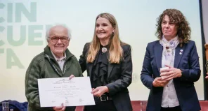 El físico Conrado Franco Varotto, doctor Honoris Causa por la UNCUYO de Argentina