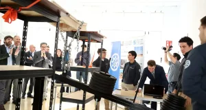 Los puentes diseñados por estudiantes de Caminos y Minas de la UPCT aguantan más que media tonelada de peso