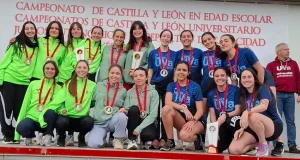 Leire Campo, atleta de la UBU, campeona autonómica universitaria de campo a través