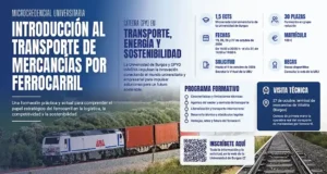 La Universidad de Burgos oferta la microcredencial «Introducción al transporte de mercancías por ferrocarril»