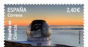 Correos dedica un sello al 40 aniversario del Instituto de Astrofísica de Canarias, inaugurado en 1985