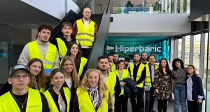 Estudiantes de la Universidad de Offenburg aprenden español y cultura emprendedora en la UBU