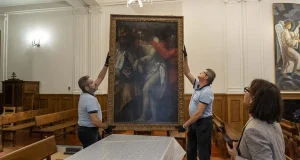 El lienzo ‘Cristo presentado al pueblo’ recupera su valor artístico original tras ser sometido a una restauración integral