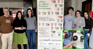 La Universidad de Burgos, entre los primeros campus de España en implantar el proyecto «LessPack» de Ecoembes para reducir los envases de un solo uso