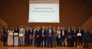 Andrés Iniesta y Alba Redondo reciben el reciben el Reconocimiento de Honor del Consejo Social de la Universidad de Castilla-La Mancha
