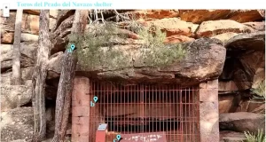 Prueban en el abrigo de los Toros del Prado del Navazo un sistema de monitoreo ambiental en tiempo real que mejora la conservación del arte rupestre