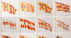 El Museo Naval expone 57 piezas originales sobre el origen y la evolución de la bandera nacional de España