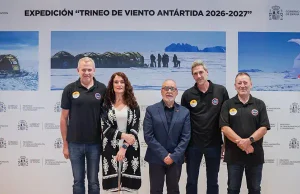 La expedición ‘Trineo de Viento Antártida 2026-2027’ recorrerá 3.400 kilómetros del continente antártico sin emisiones en su propulsión
