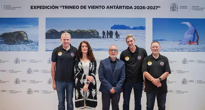 La expedición ‘Trineo de Viento Antártida 2026-2027’ recorrerá 3.400 kilómetros del continente antártico sin emisiones en su propulsión