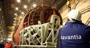 Construcción de un submarino en Navantia.