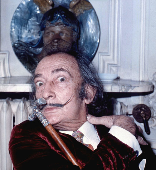 Dalí, retratado por Allan Warren.