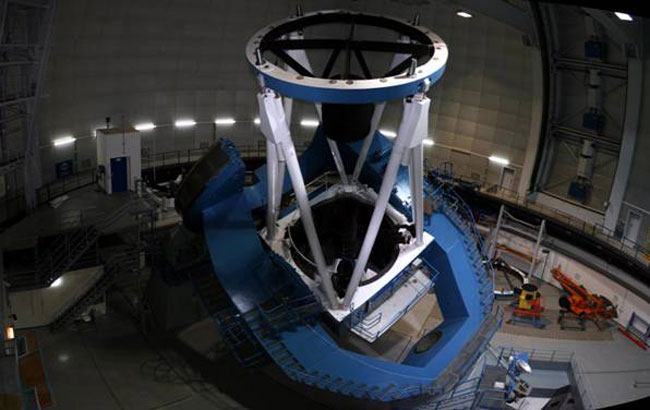 Telescopio de 3,5 metros de Calar Alto. 