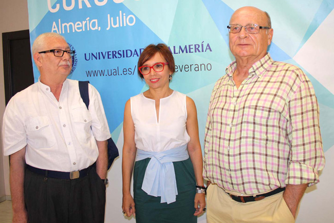 Antonio Mendoza, María del Mar Ruiz y Pedro Cerrillo.